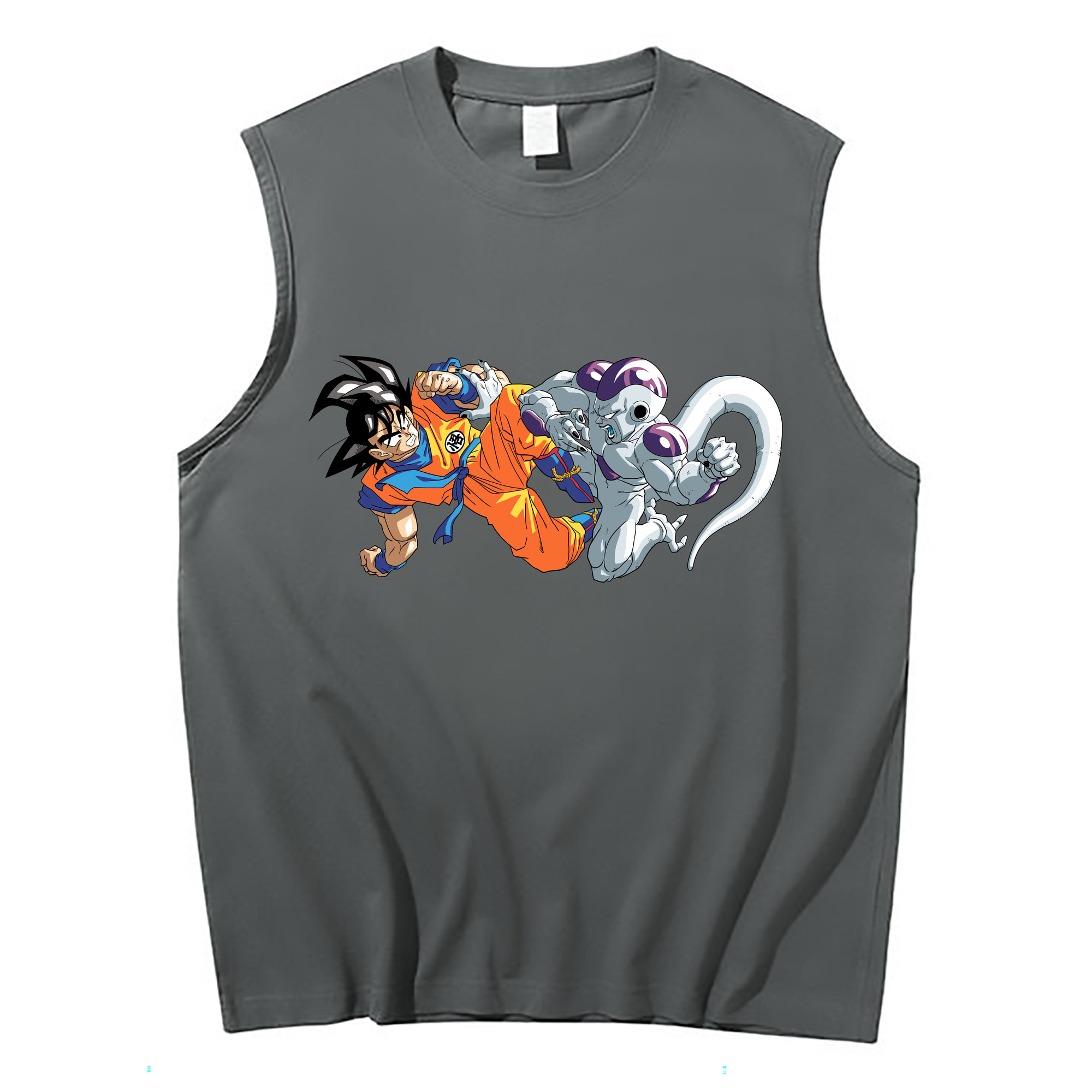 （画像用） ドラゴンボール 孫悟空（そん ごくう）Son Goku カカロット DRAGON BALL Kakarotto コットン100％タンクトップ（フロントプリント）